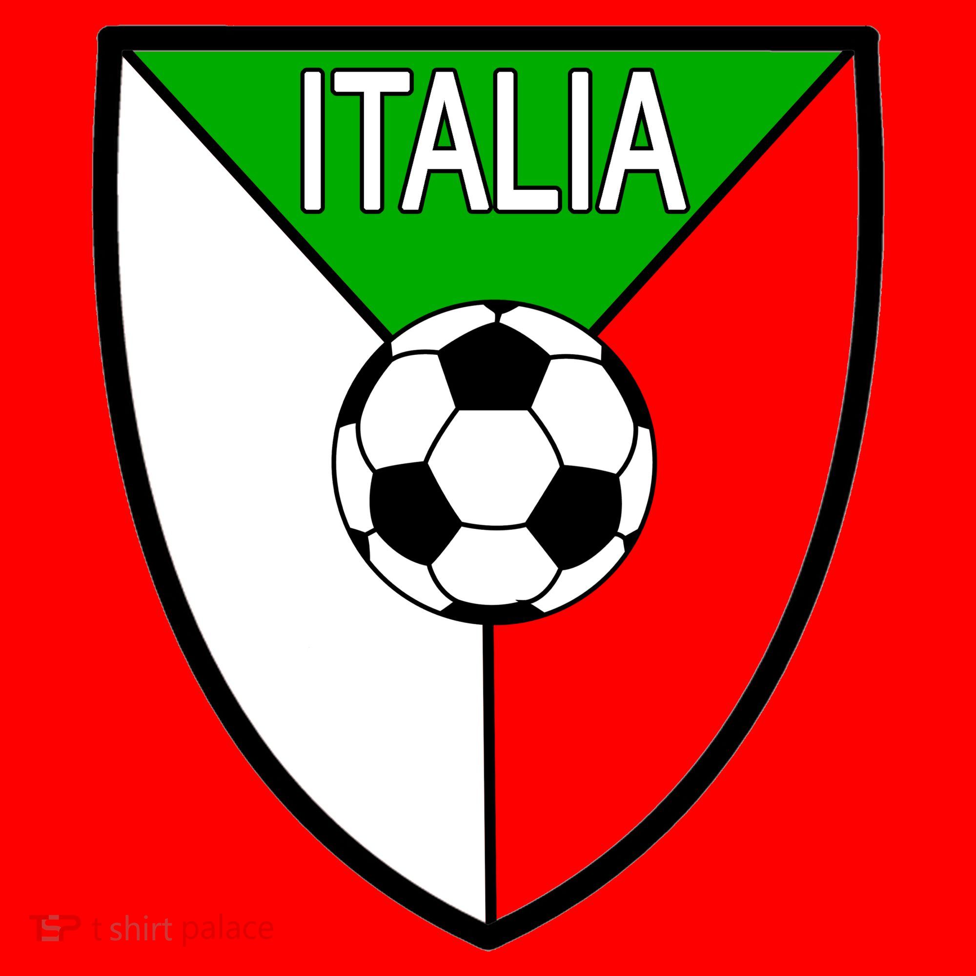 Italy Soccer Flag Emblem Italia Santa Hat