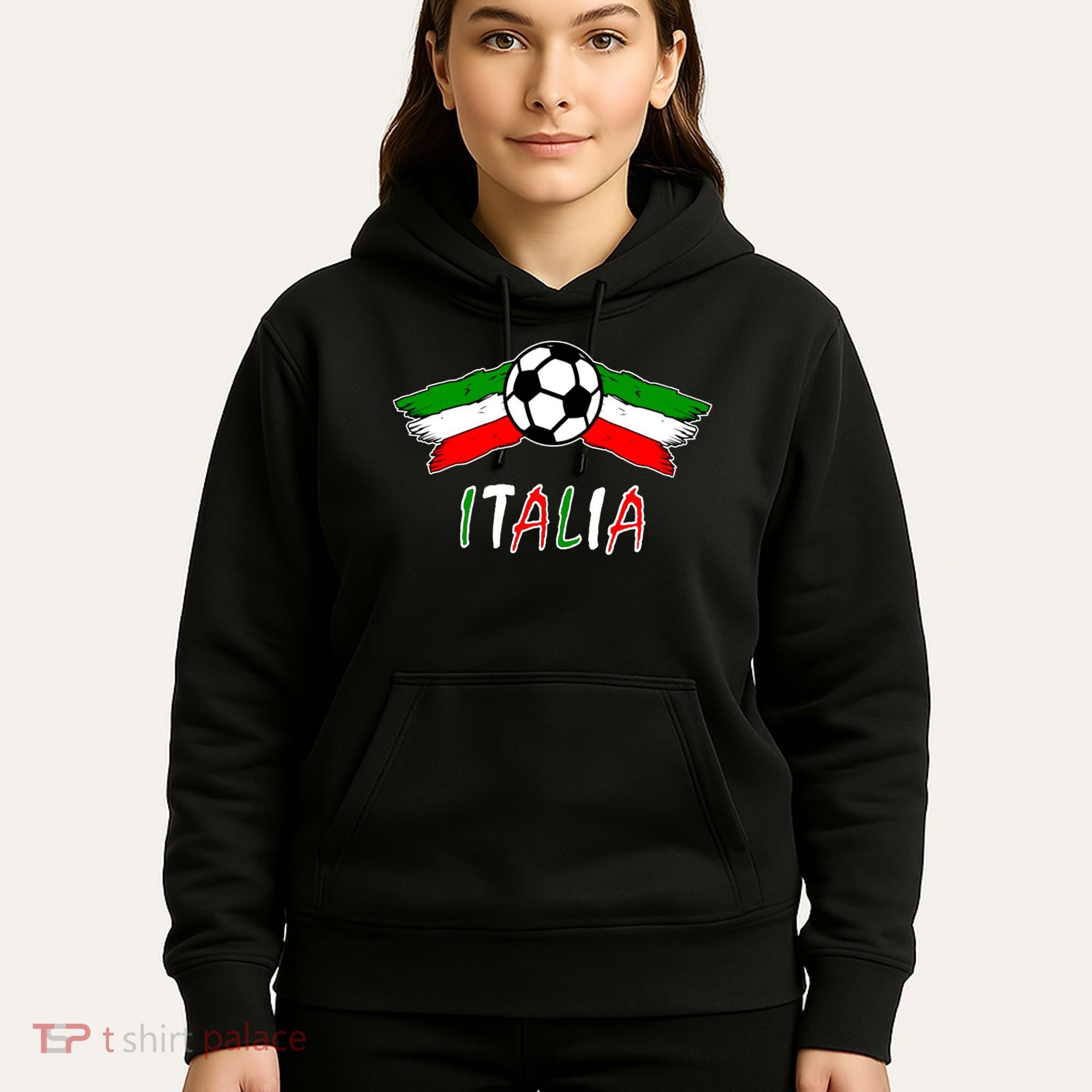 Italy Soccer Flag Italia Champs Hoodie