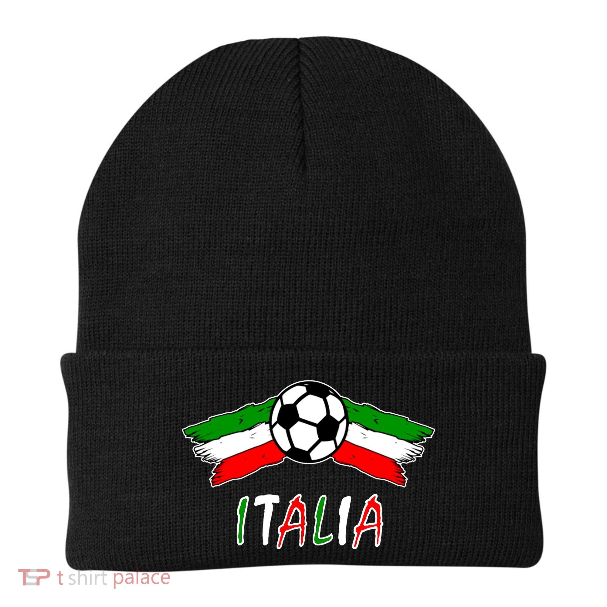Italy Soccer Flag Italia Champs Beanie