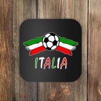 Italy Soccer Flag Italia Champs Coaster thumb 0