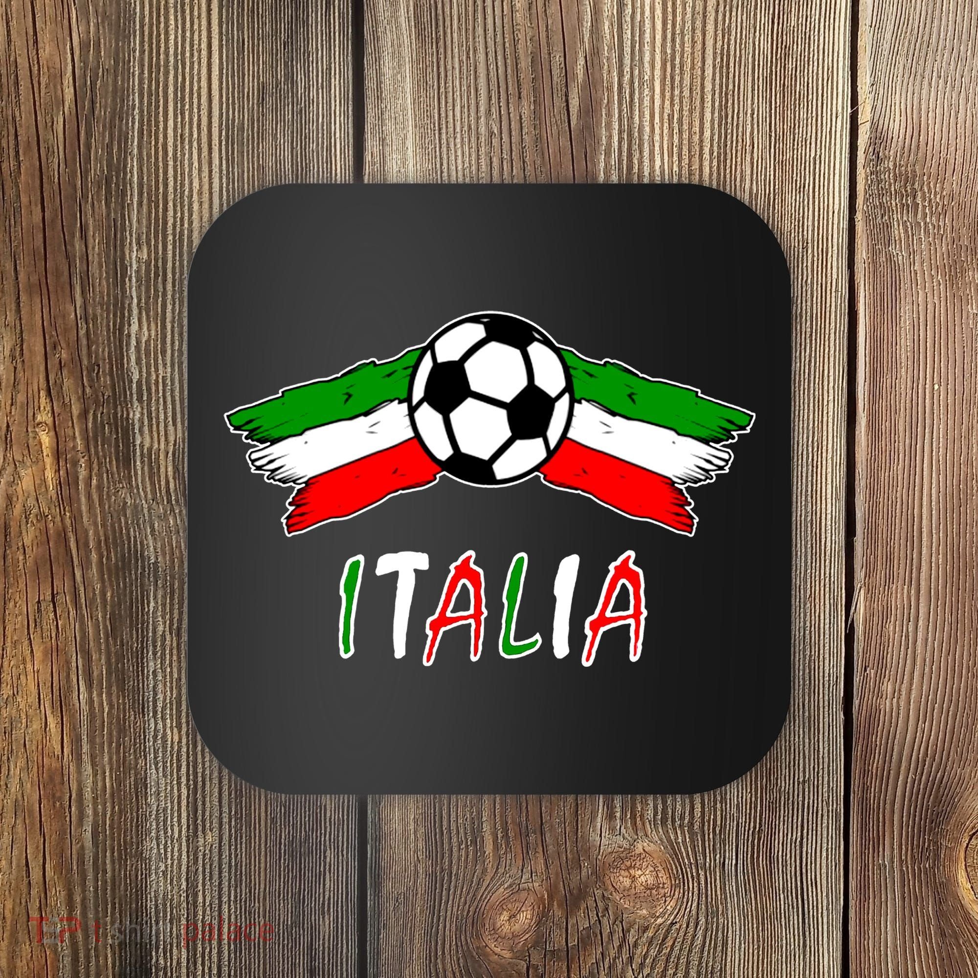Italy Soccer Flag Italia Champs Coaster