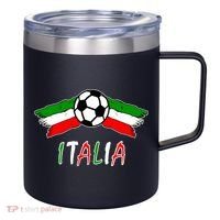 Italy Soccer Flag Italia Champs 12oz Stainless Steel Coffee Mug thumb 0