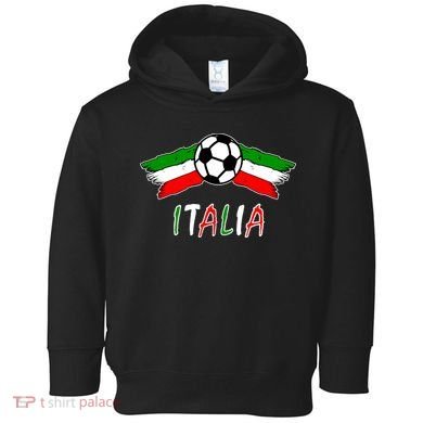 Italy Soccer Flag Italia Champs Toddler Hoodie