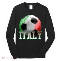 Italy Soccer Logo Long Sleeve Shirt thumb 0