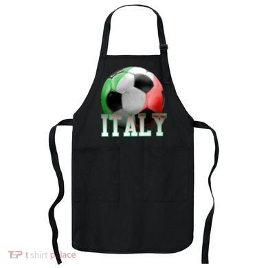 Italy Soccer Logo Apron