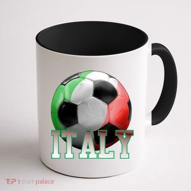 Italy Soccer Logo Coffee Mug back