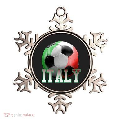 Italy Soccer Logo Ornament