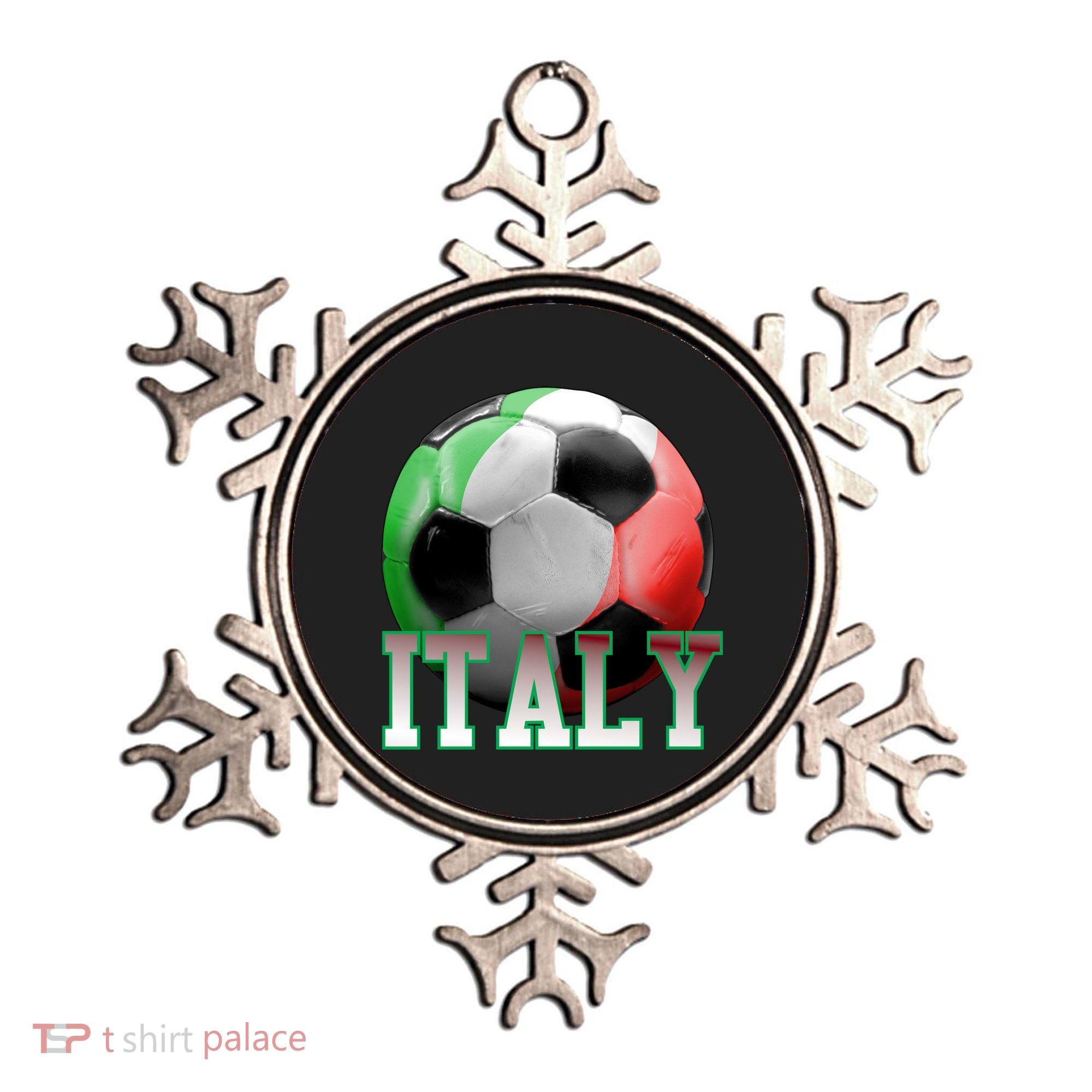 Italy Soccer Logo Ornament