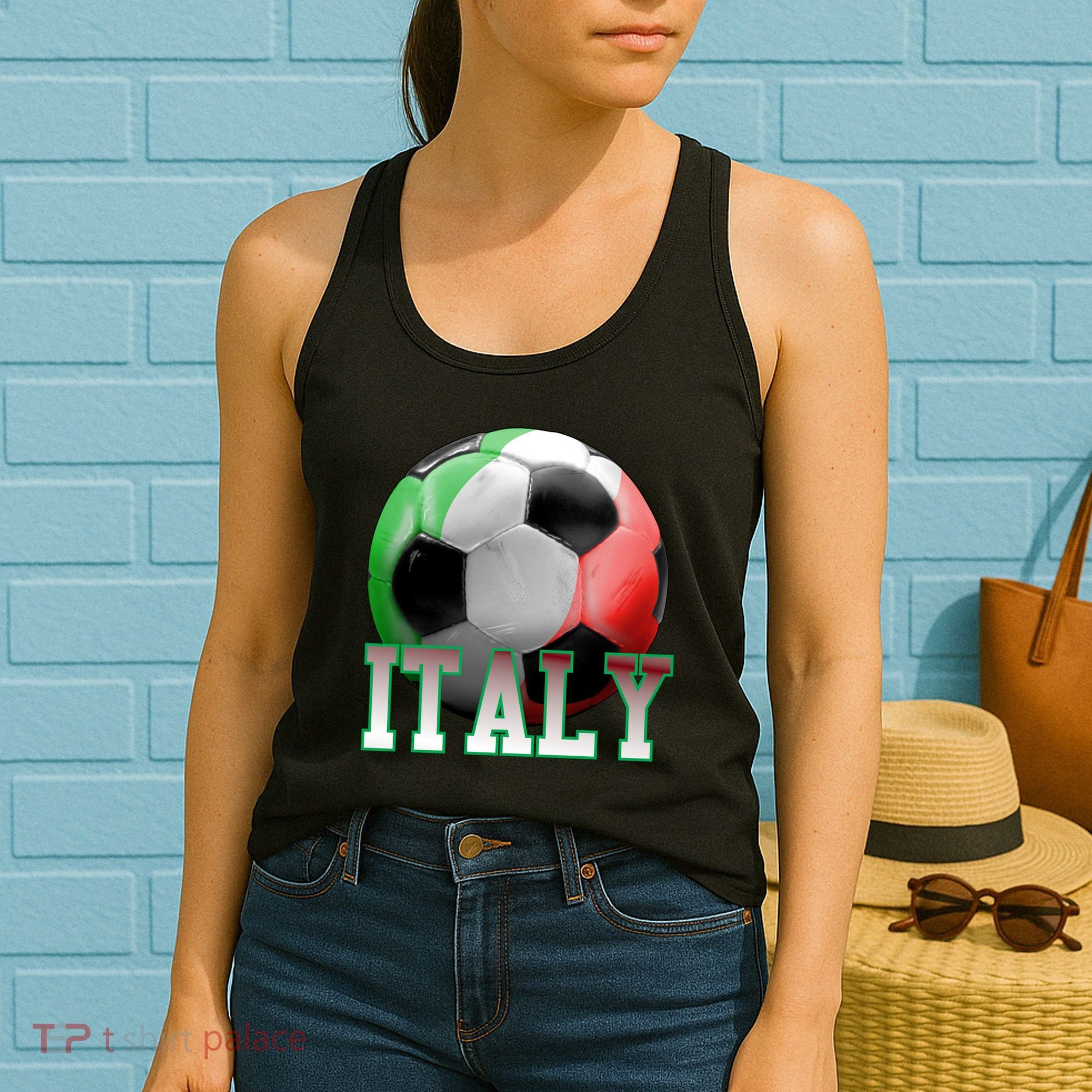 Italy Soccer Logo Women's Tank Top