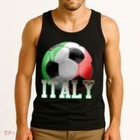 Italy Soccer Logo Tank Top thumb 3