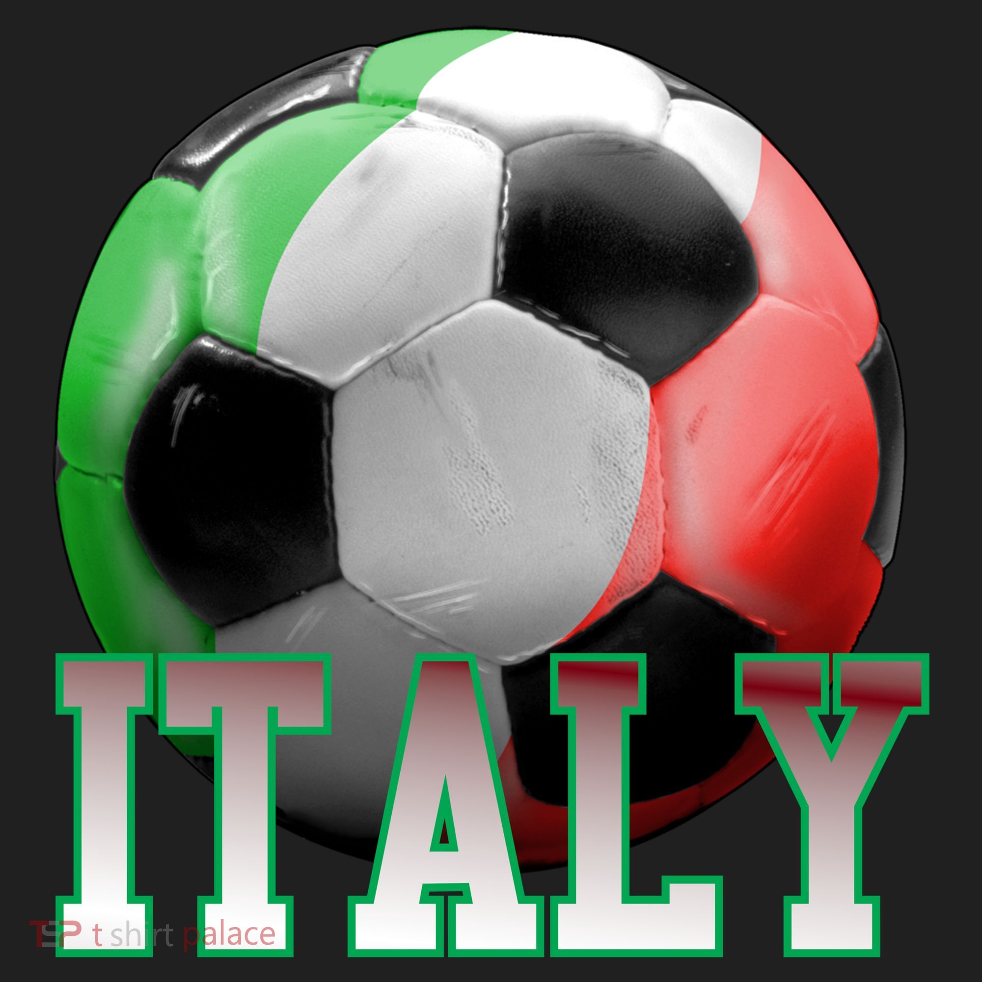 Italy Soccer Logo Golf Towel