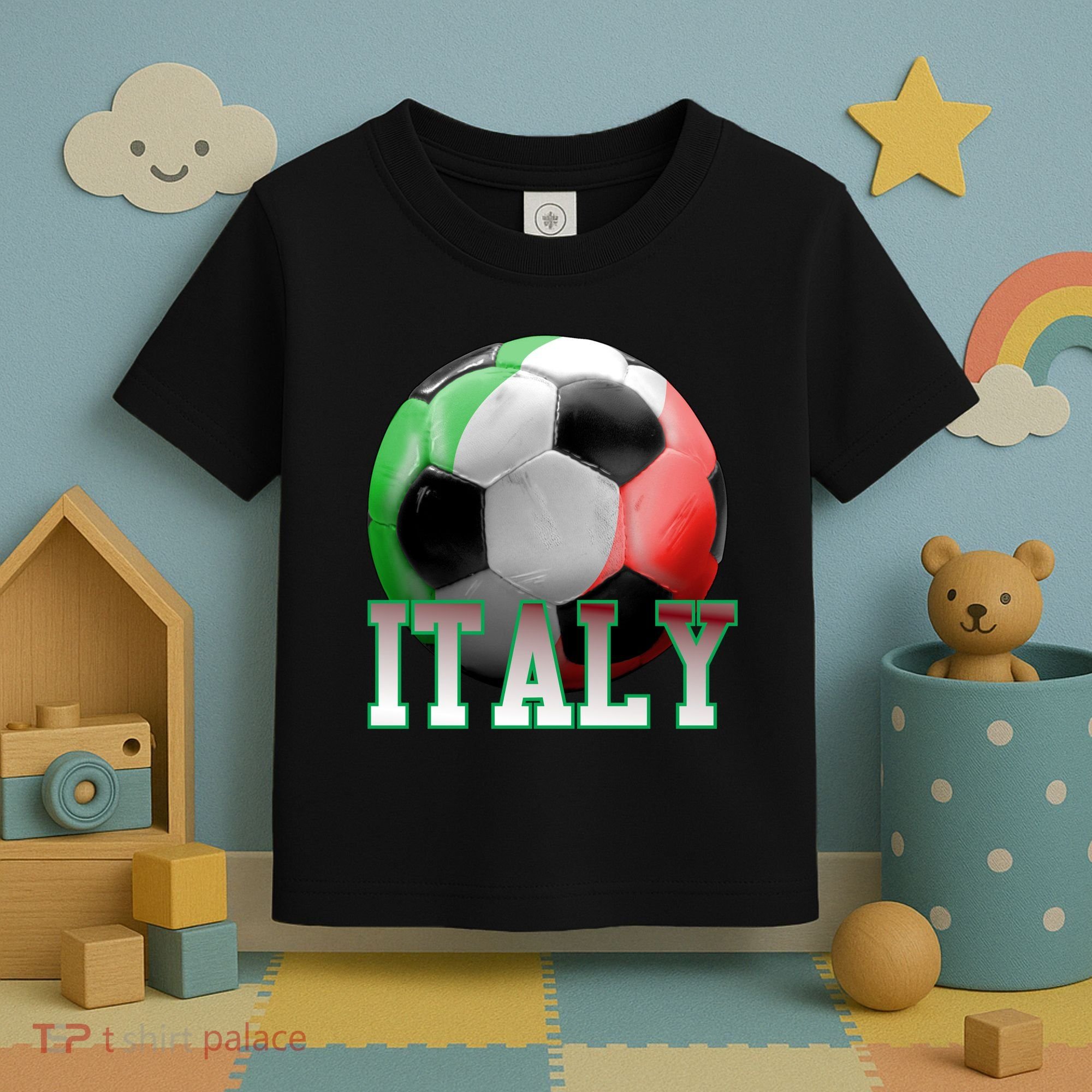 Italy Soccer Logo Toddler T-Shirt