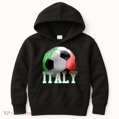 Italy Soccer Logo Kids Hoodie