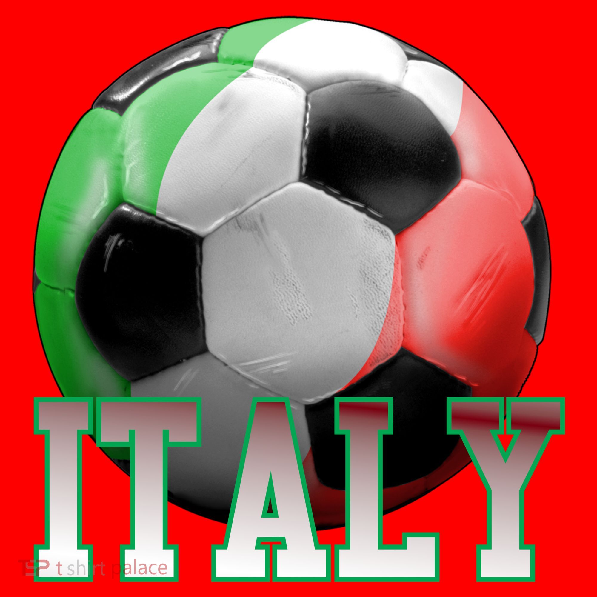 Italy Soccer Logo Santa Hat