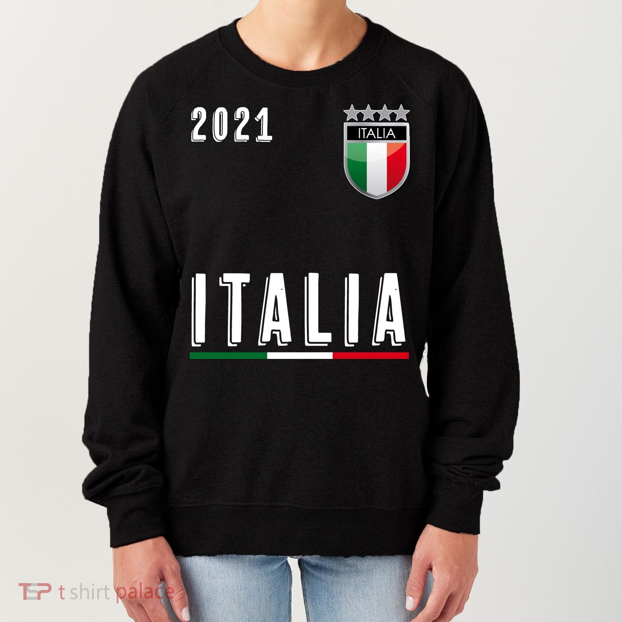Italy Soccer Team Jersey Italia Flag Women's Sweatshirt