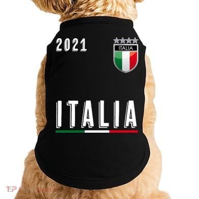 Italy Soccer Team Jersey Italia Flag Doggie Tank