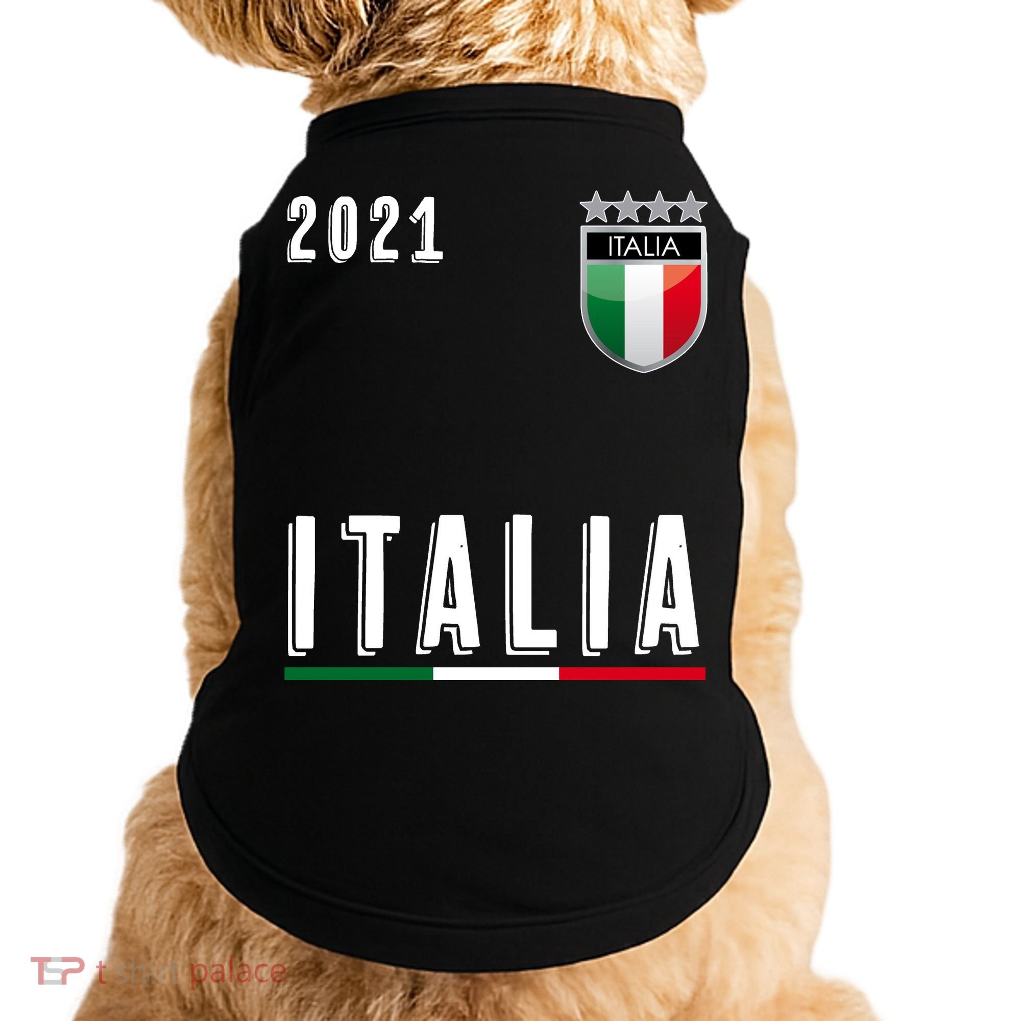Italy Soccer Team Jersey Italia Flag Doggie Tank