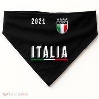 Italy Soccer Team Jersey Italia Flag USA-Made Doggie Bandana thumb 0