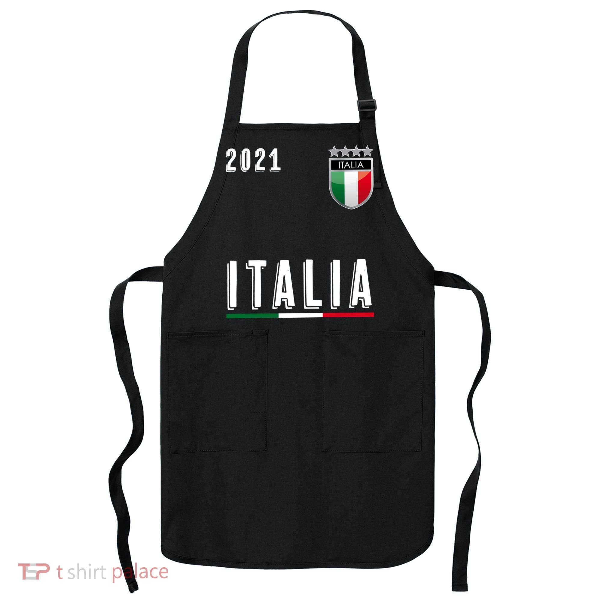 Italy Soccer Team Jersey Italia Flag Apron