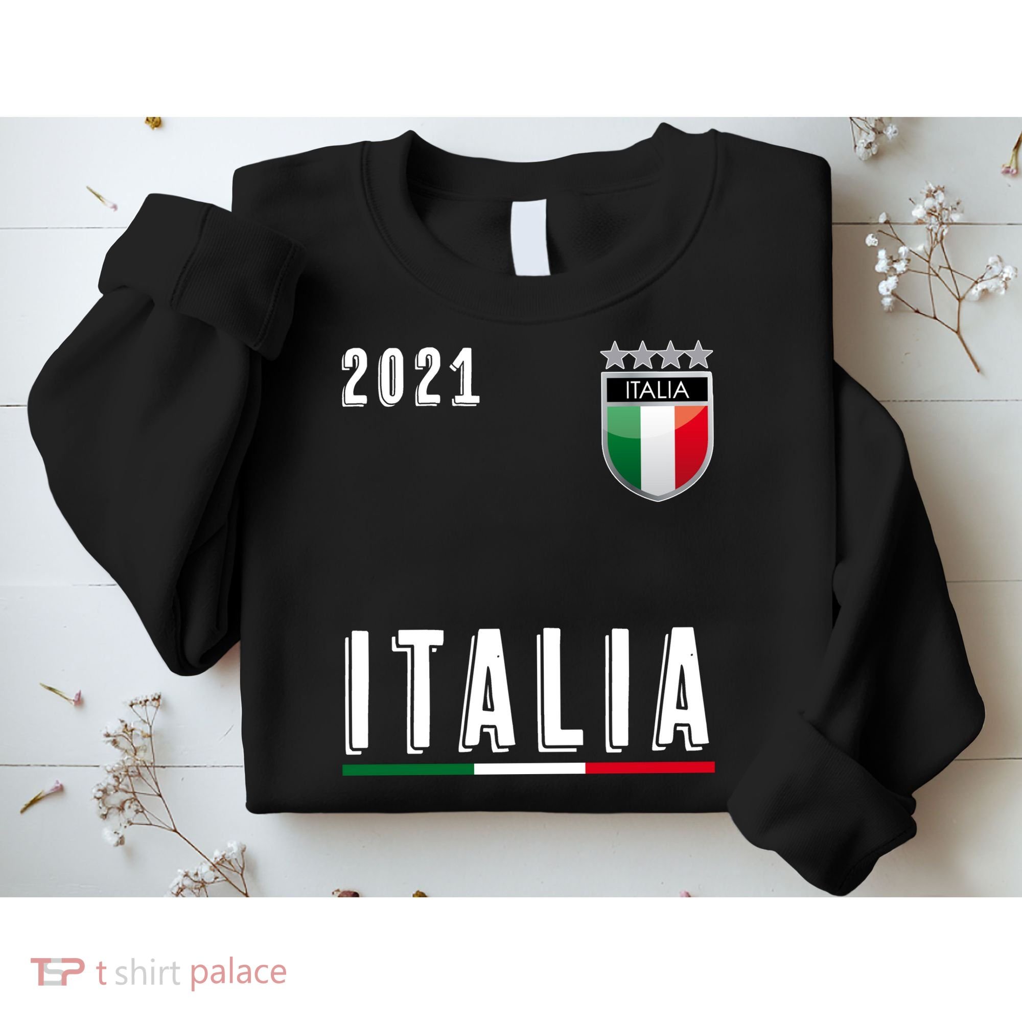 Italy Soccer Team Jersey Italia Flag Sweatshirt