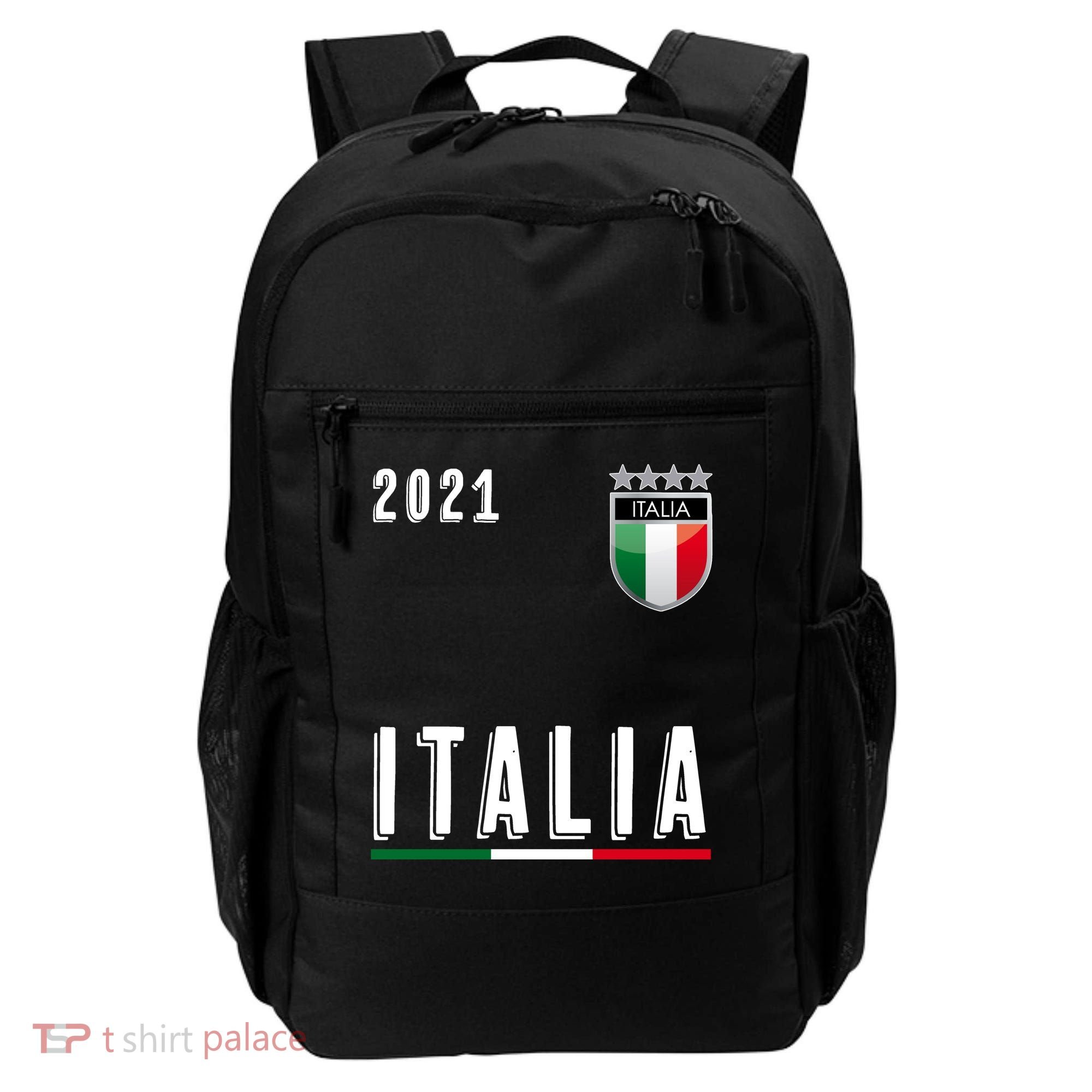 Italy Soccer Team Jersey Italia Flag Backpack