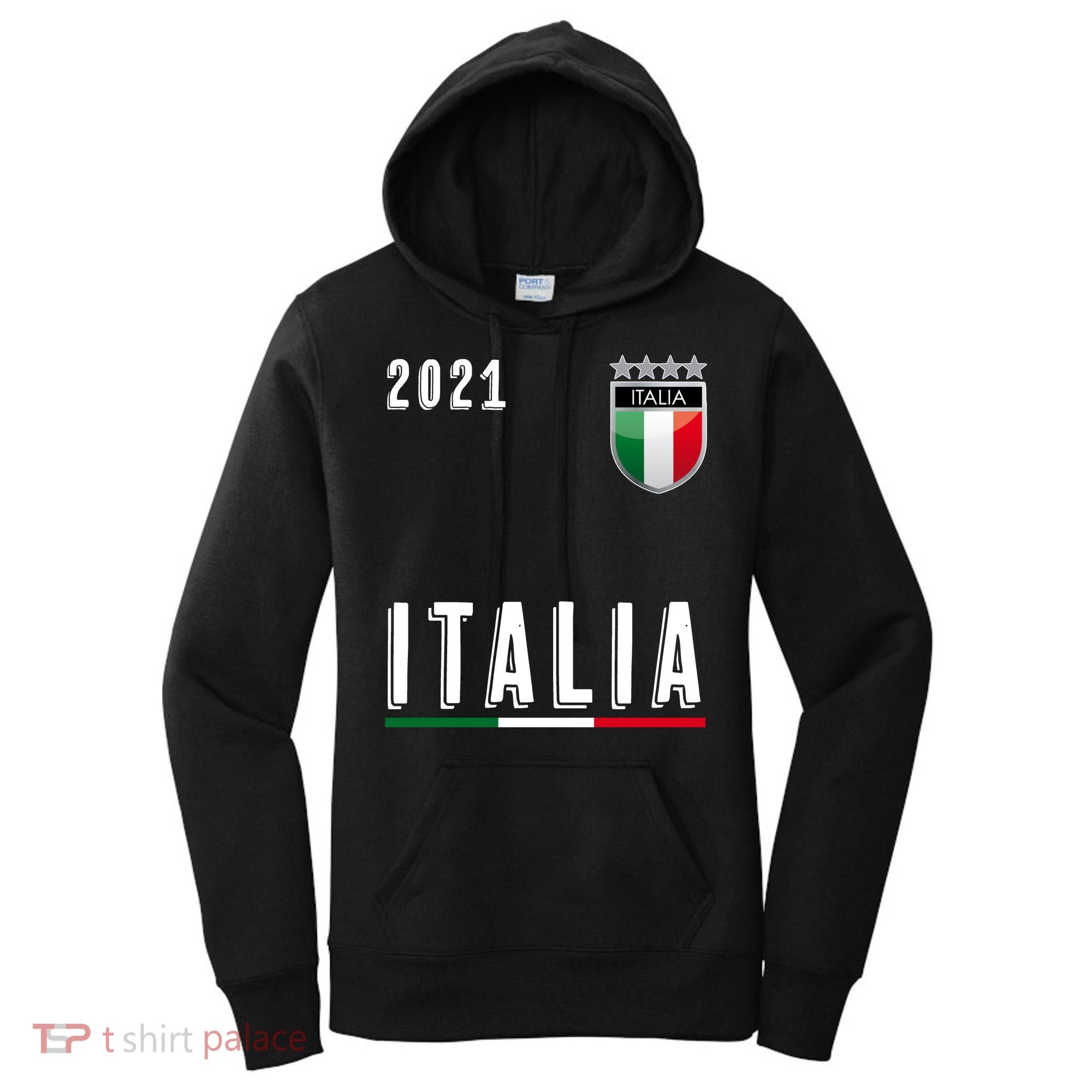 Italy Soccer Team Jersey Italia Flag Women's Hoodie