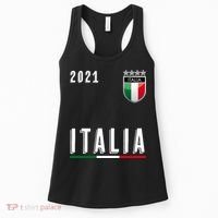 Italy Soccer Team Jersey Italia Flag Women's Tank Top thumb 0