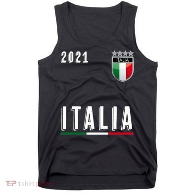 Italy Soccer Team Jersey Italia Flag Tank Top