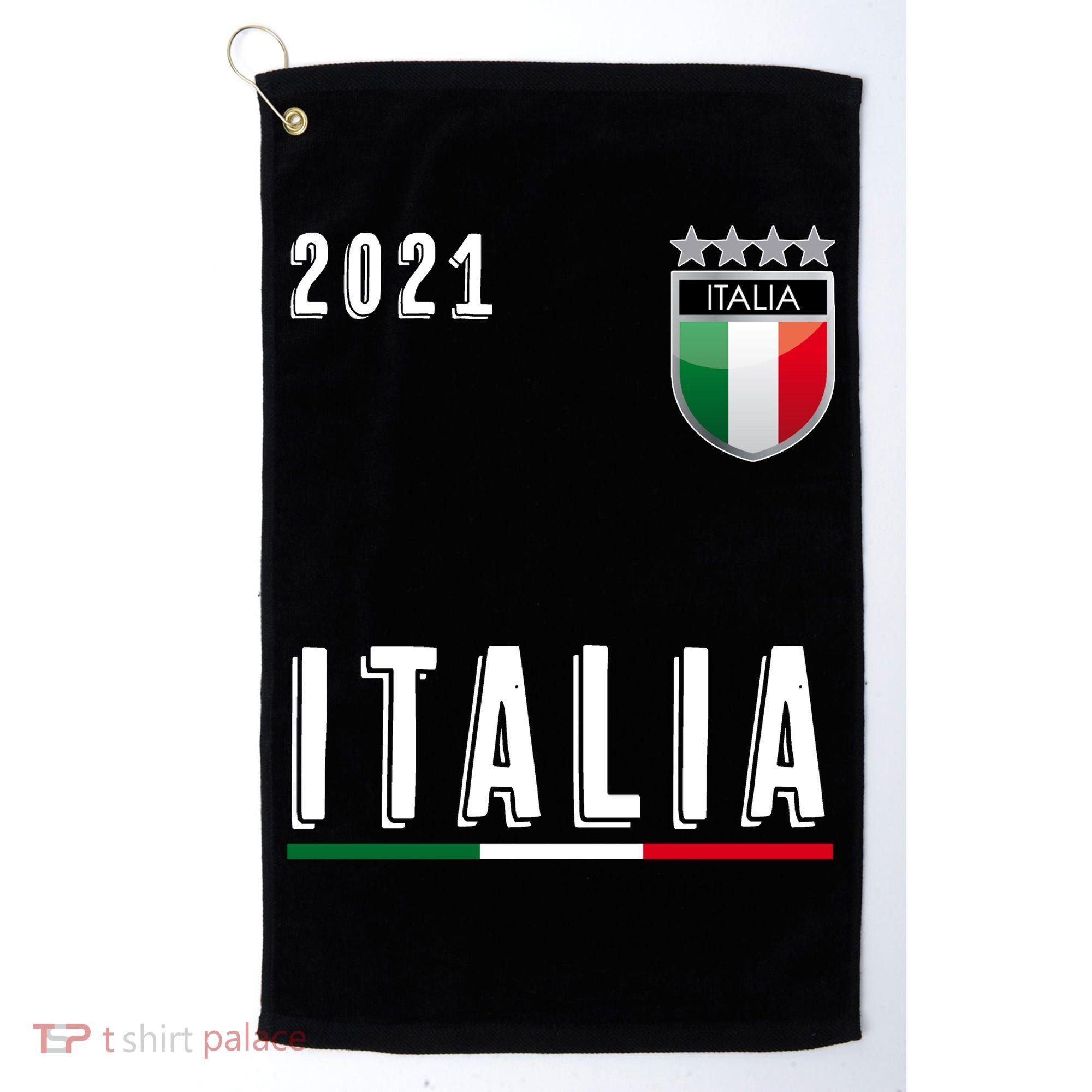 Italy Soccer Team Jersey Italia Flag Golf Towel