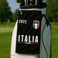 Italy Soccer Team Jersey Italia Flag Golf Towel thumb 2