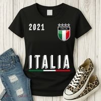 Italy Soccer Team Jersey Italia Flag Women's T-Shirt thumb 3