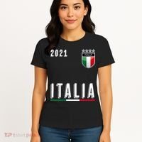 Italy Soccer Team Jersey Italia Flag Women's T-Shirt thumb 4