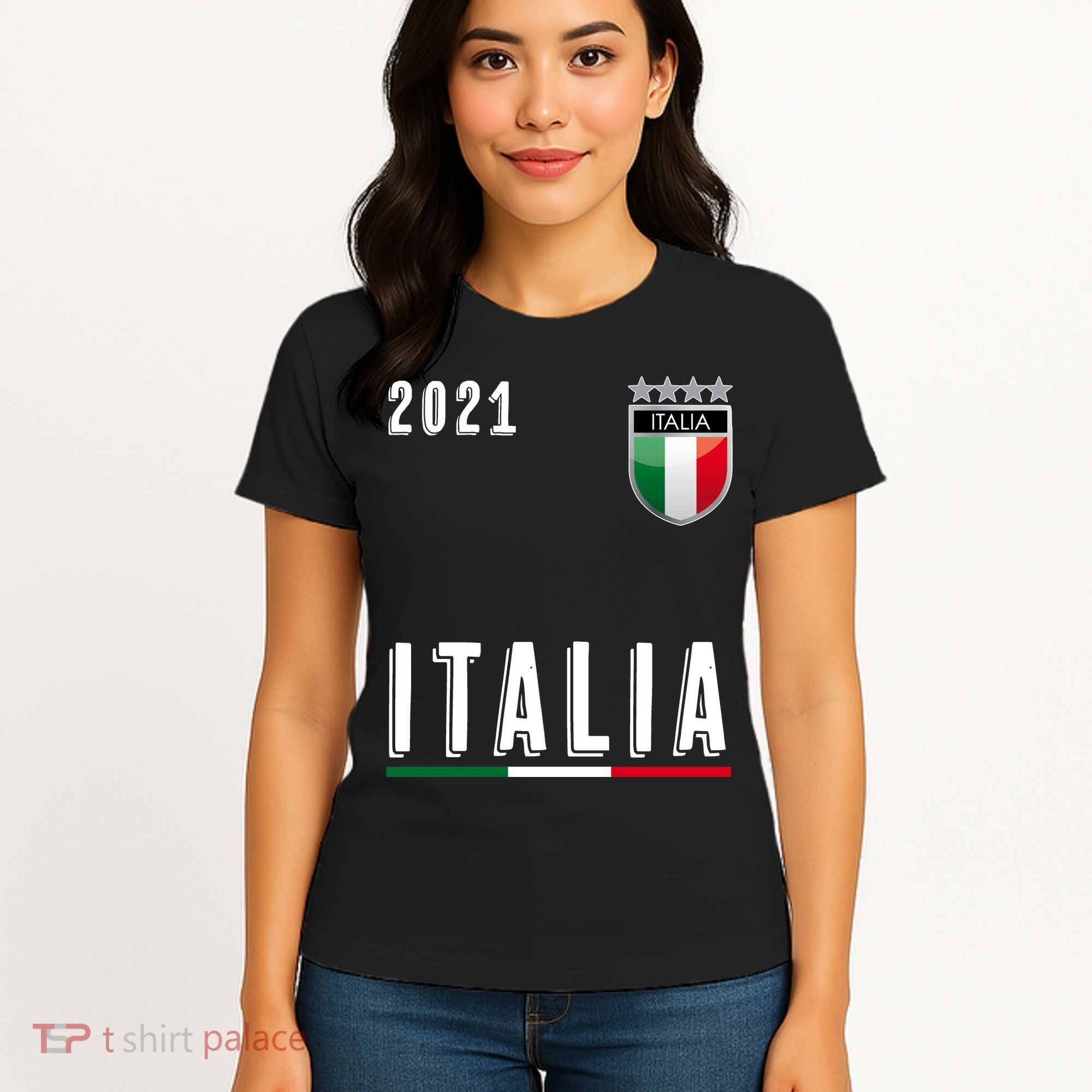 Italy Soccer Team Jersey Italia Flag Women's T-Shirt