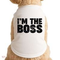 Im The Boss Doggie Tank thumb 0