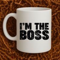 Im The Boss Coffee Mug thumb 2