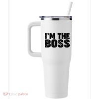 Im The Boss 40oz Vacuum Insulated Stainless Steel Travel Tumbler thumb 2