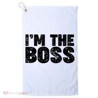 Im The Boss Golf Towel thumb 0