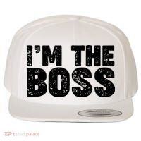 Im The Boss Wool Snapback Cap thumb 0