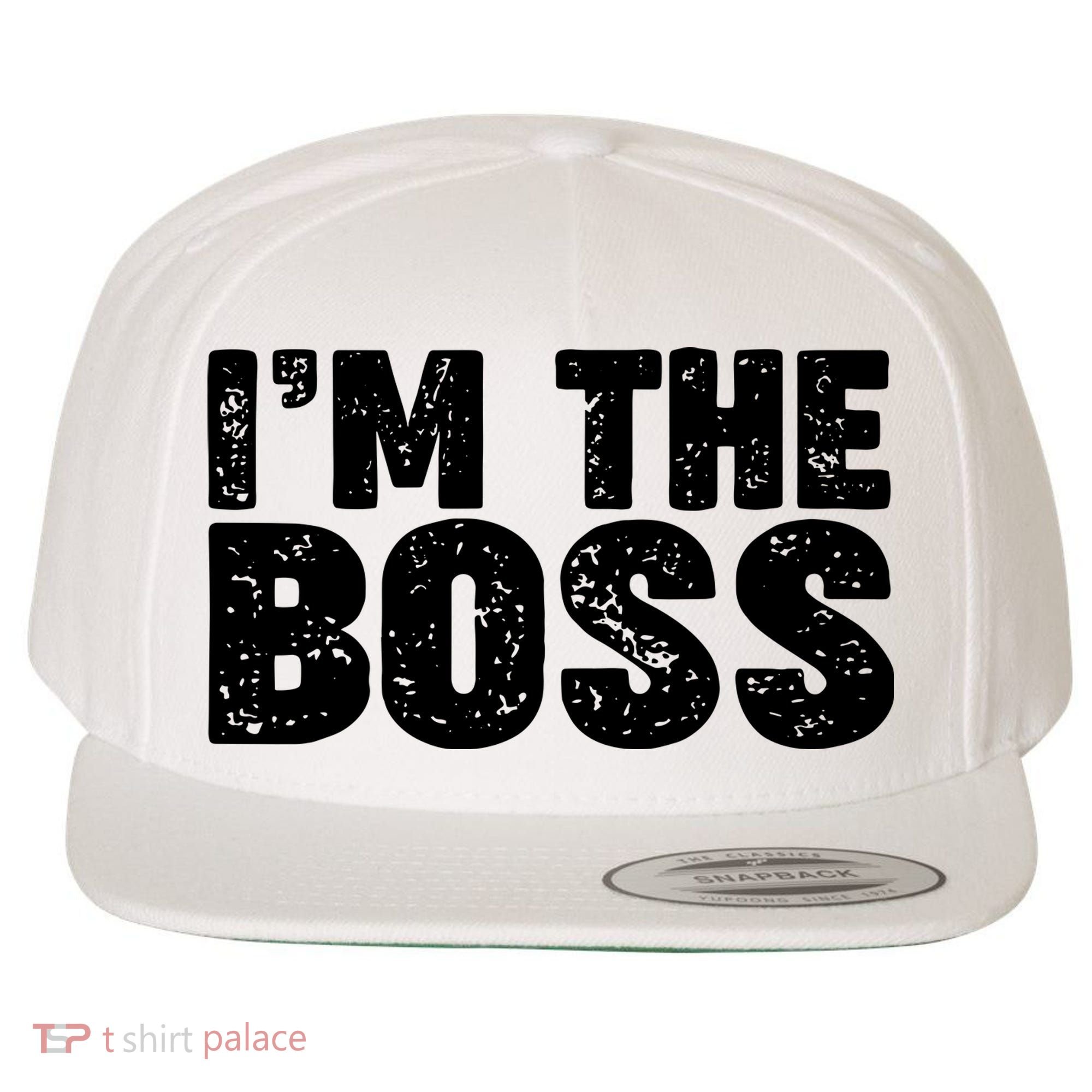 Im The Boss Wool Snapback Cap