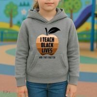 I Teach Black Lives And They Matter Kids Hoodie thumb 3