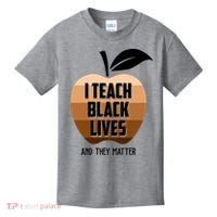 I Teach Black Lives And They Matter Kids T-Shirt thumb 0