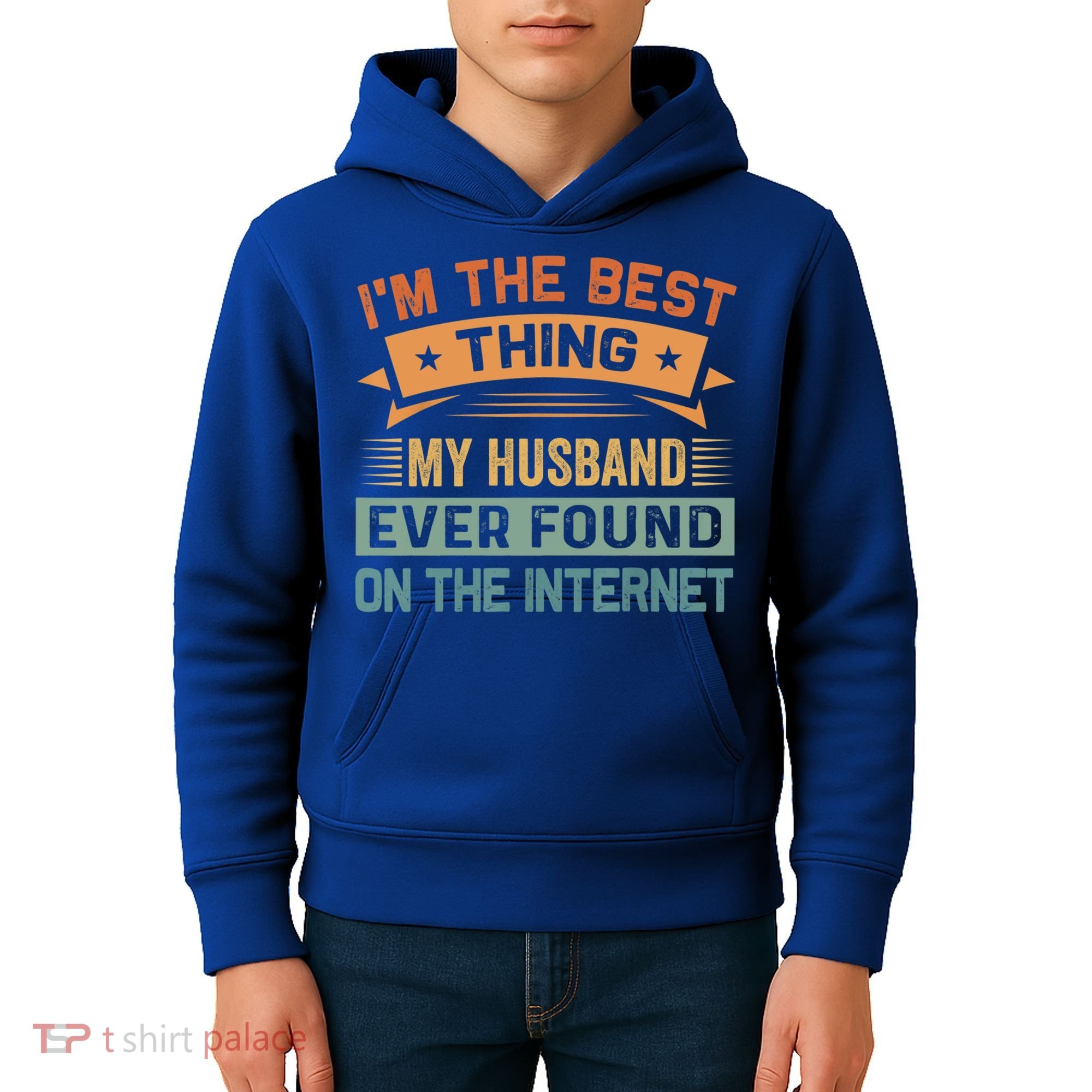 I'm The Best Thing My Husband Ever Found On The Internet Gift Kids Hoodie