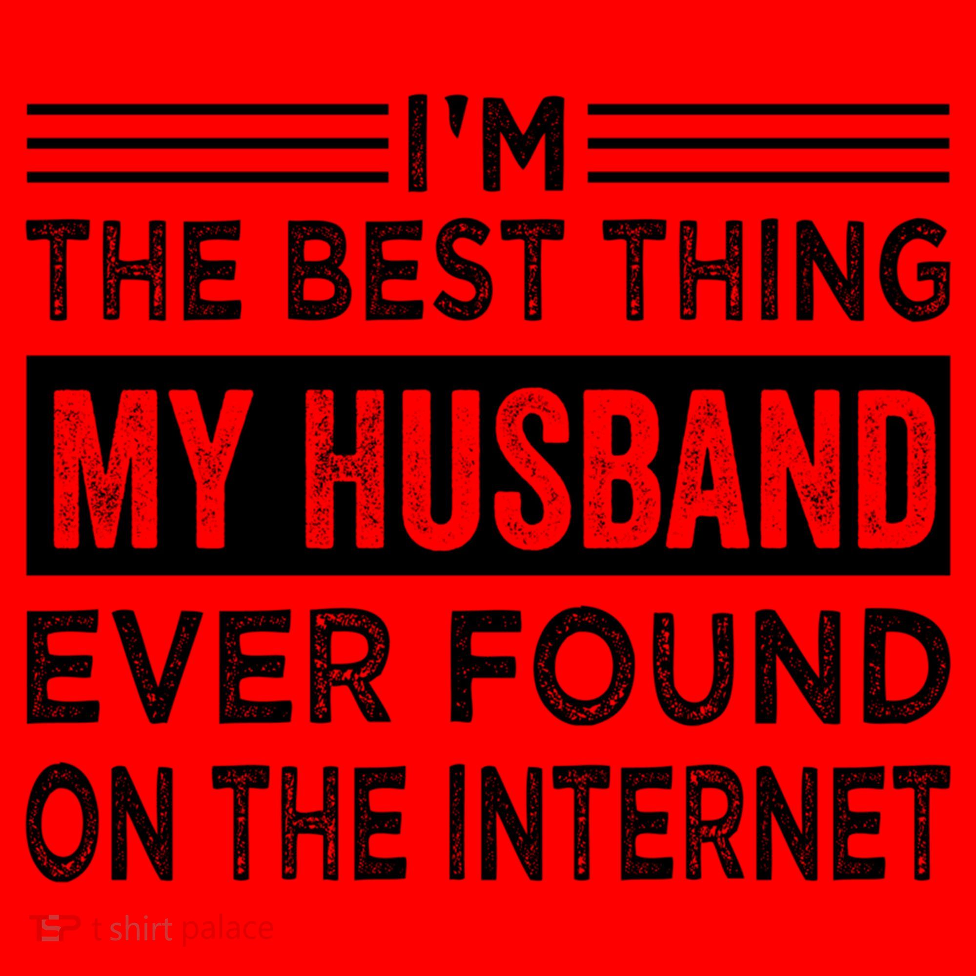 I'm The Best Thing My Husband Ever Found On The Internet Gift Santa Hat