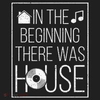 In The Beginning There Was House Music EDM Quote DJ Rave Women's Sweatshirt thumb 2