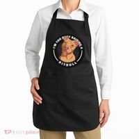 I'm Too Busy Raising A Pitbull Apron thumb 2