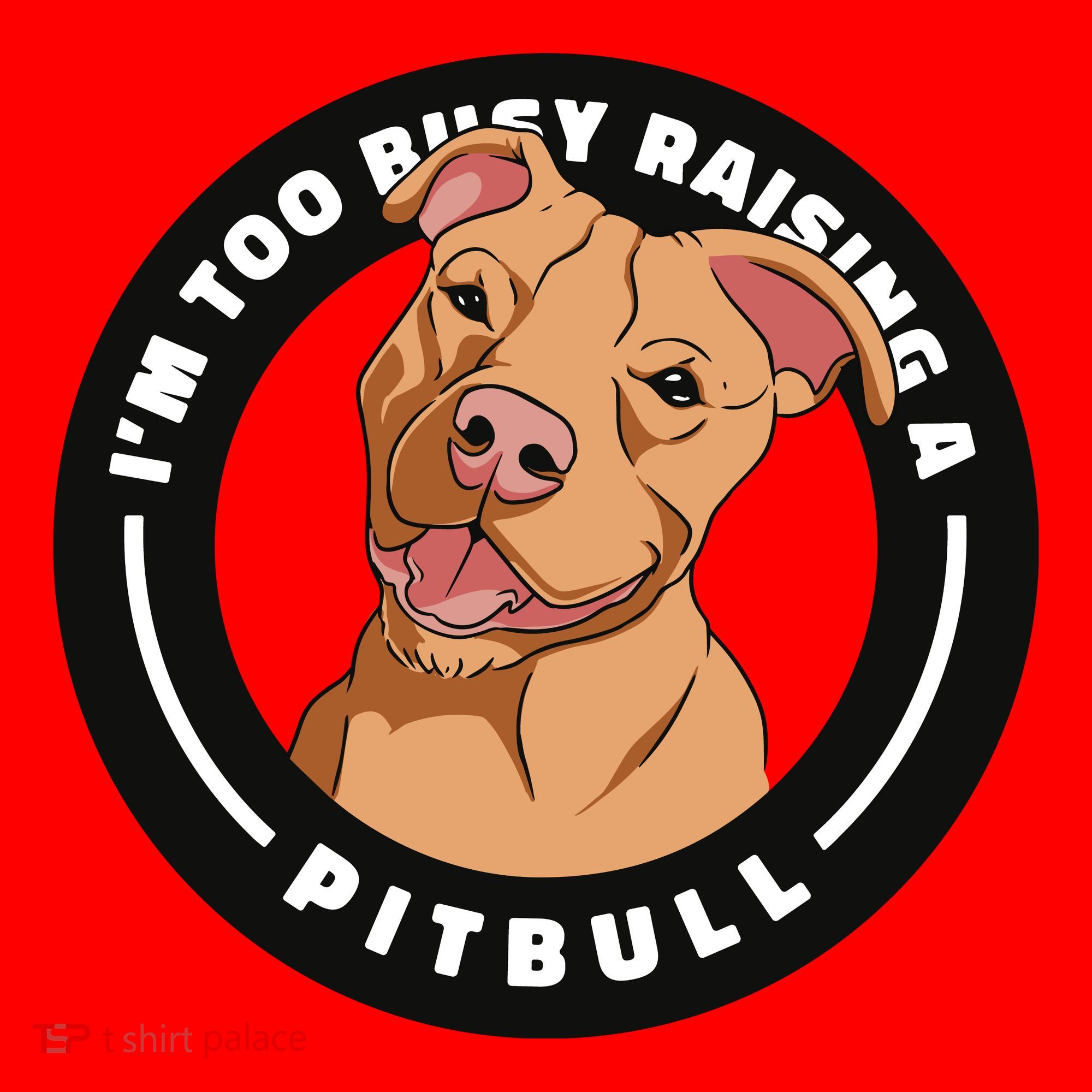 I'm Too Busy Raising A Pitbull Santa Hat