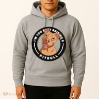 I'm Too Busy Raising A Pitbull Hoodie thumb 2