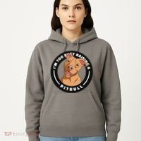 I'm Too Busy Raising A Pitbull Hoodie thumb 5