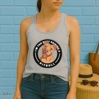 I'm Too Busy Raising A Pitbull Women's Tank Top thumb 2