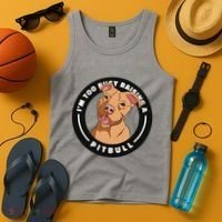 I'm Too Busy Raising A Pitbull Tank Top thumb 4